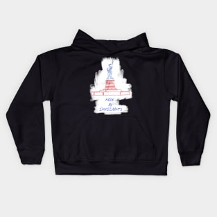 Immigration Themed Statue Of Liberty Drawing Kids Hoodie